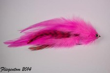 Fliegentom Streamer per lucci e predatori n ° 30 - pink