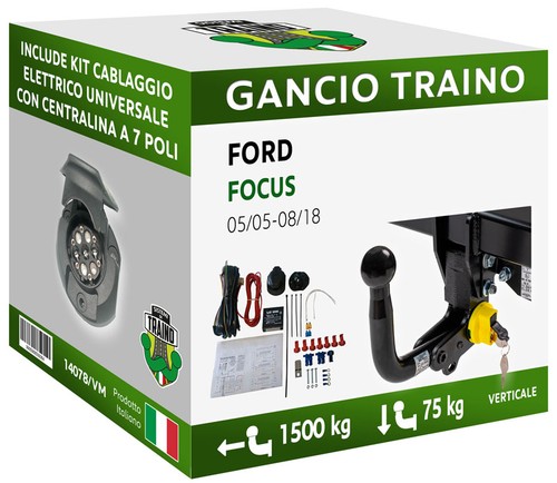 Gancio verticale estraibile - verticale,