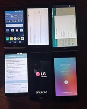 Lotto 6 Smartphone LG H631 G2 M153 M343 Aristo 3+ LS675 Rotti Spedizione Rapida