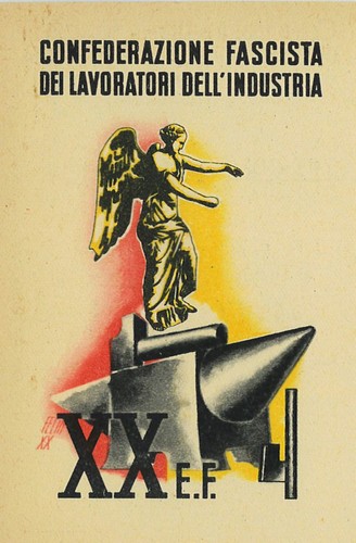 Tessera conf fascista dei - tessera, conf.