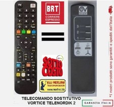 TELECOMANDO UNIVERSALE SOSTITUTIVO dedicato VENTILATORE VORTICE TELENORDIK 2
