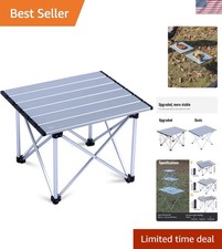 Tavolo Pieghevole Compatto per Avventure all'Aperto - Ultraleggero e Impermeabile