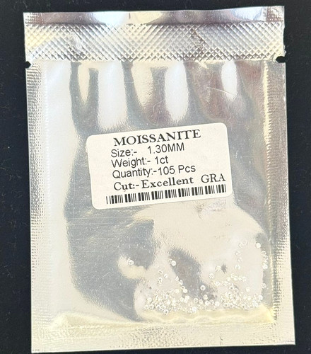Gra loose moissanite - 1.30, mm