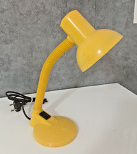 Vintage 70s Yellow Metal Desk