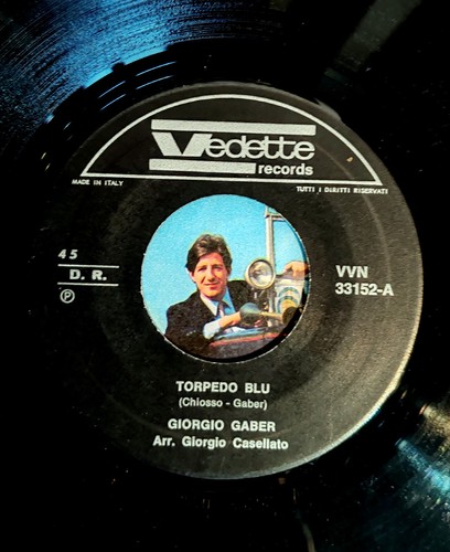 Giorgio gaber torpedo blu - blu, 7"