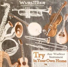 1930 Wurlitzer Strumenti Musicali Pubblicità Vita di Ragazzo Musica HM2V