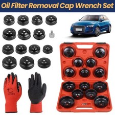 16 pezzi tappi filtro olio universali chiave filtro olio per Mercedes BMW VW Ford Opel