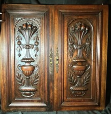 2 antichi vecchi cestini