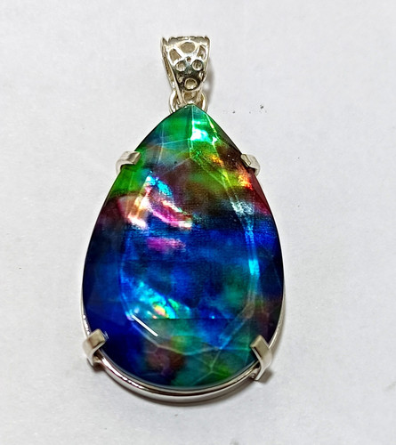 Ciondolo arcobaleno argento - ciondolo,