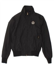 NORTH SAILS Giacca Bomber Uomo Zip UK 34 XS Nylon Nero CG12