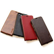 Cover in pelle premium per smartphone Apple / Samsung / Huawei custodia protettiva