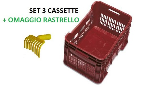 Set cassette plastica 52x35 - cassette,