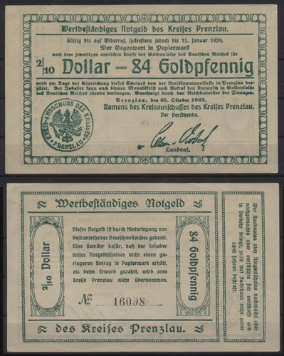 27184 gold notgeld - [27184],