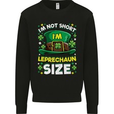 Felpa Divertente Per Uomini In Taglia Leprechaun Per Il Giorno Di San Patrizio