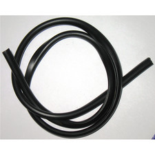 Profilo in gomma nero per
