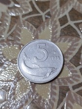 Moneta Italiana 5 Lire Del 1955