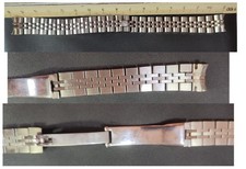 ACCIAIO INOX BRACCIALE  Vintage Jubilee  Watch Band 13mm.  HOLUNS (NO ROLEX)