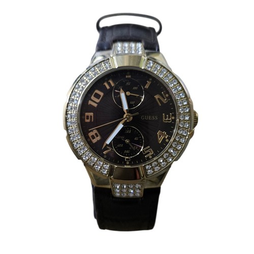 Guess tone crystal bezel - tone,