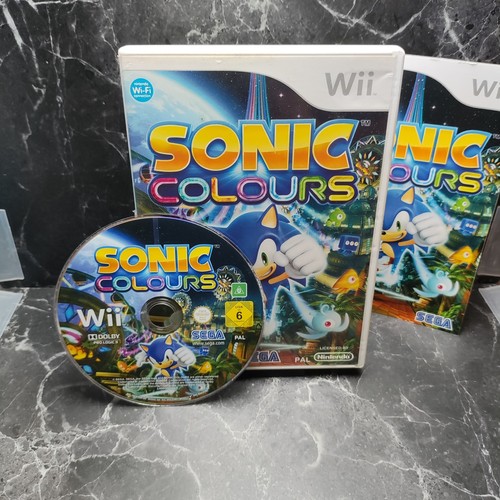 Sonic colours wii completo - sonic,