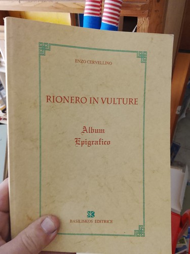 Rionero vulture album - rionero, in