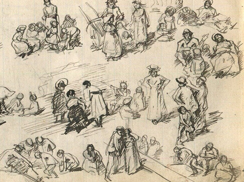 Inchiostro antico disegno