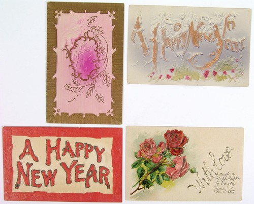 Vtg 1910s santa christmas - 4,