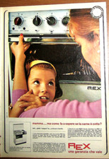 PUBBLICITA CUCINA REX vintage anni 60 advertising werbung