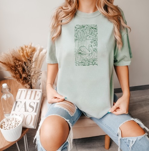 Shirt grafica swan pond - grafica,