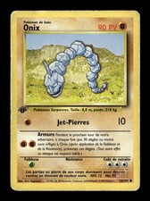 Carte Pokémon Onix ed1 56/102