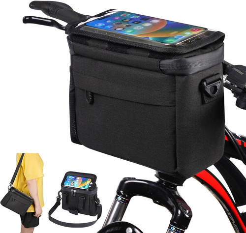 Borsa manubrio con touch - manubrio,