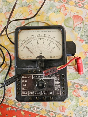 Multimetro ice 680 anni 60 - multimetro,
