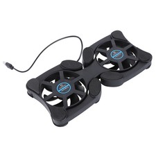  Supporto per computer portatile pieghevole, supporto USB per laptop, 2 ventole,