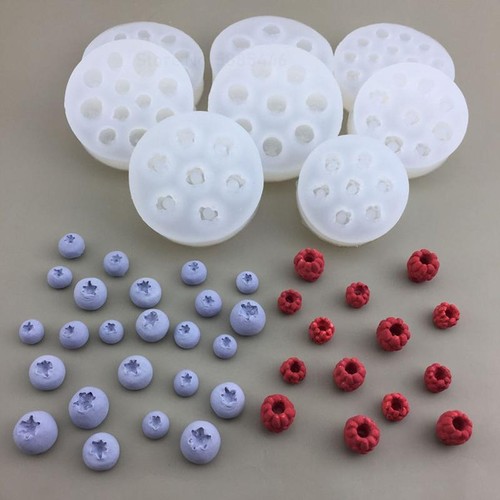 Stampo silicone mirtillo - 3d,