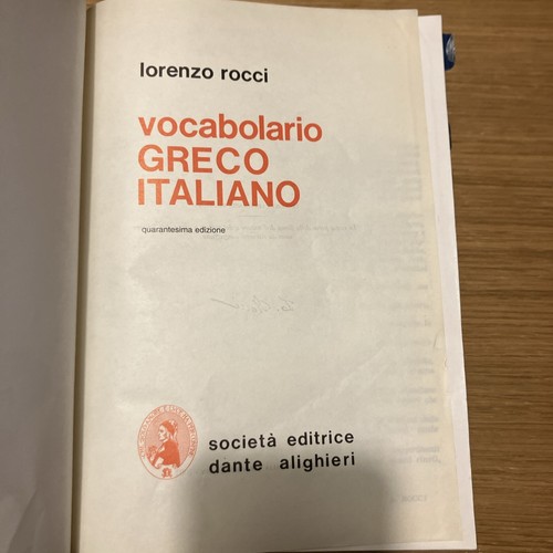 Dizionario rocci - dizionario,