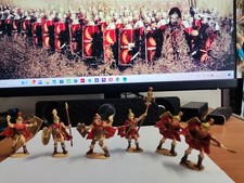 6 Soldatini atlantic legione romana scala 1/32 Dipinti a mano.