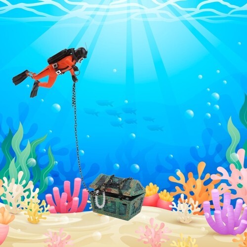 Ornamento acquario decorativo - ornamento,