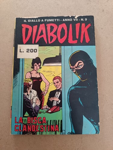1207a diabolik anno vii - diabolik, n°9