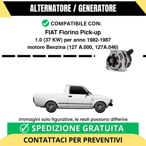 Alternatore fiat fiorino - fiat,