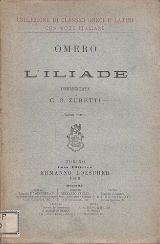 Omero iliade libro primo - omero,