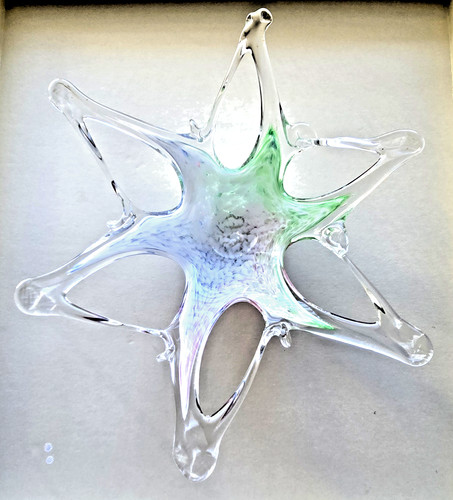 Piatto vetro artistico - in,