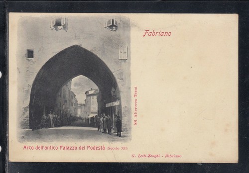 Cartolina fabriano arco - fabriano,