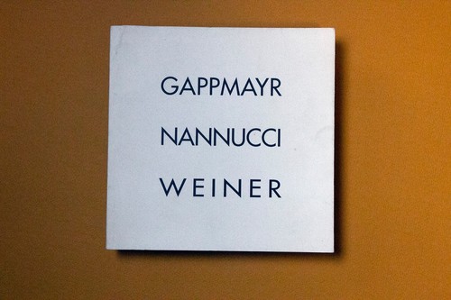 Gappmayr nannucci weiner - gappmayr,, nannucci,