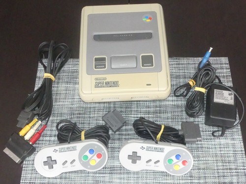 Console super nintendo avec - console,