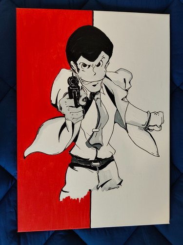 Quadro originale lupin - iii, 3