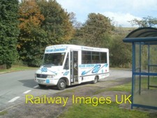 Bus Photo - Globe Coaches bus Taf Fechan Houses bus terminus Pontsticill  c2011