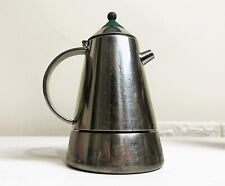 Caffettiera MIA 2 Tazze GB Guido Bergna usata Moka Caffè Acciaio Inox 18/10