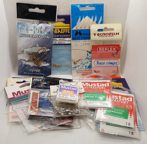 Lotto stock materiale pesca - stock,