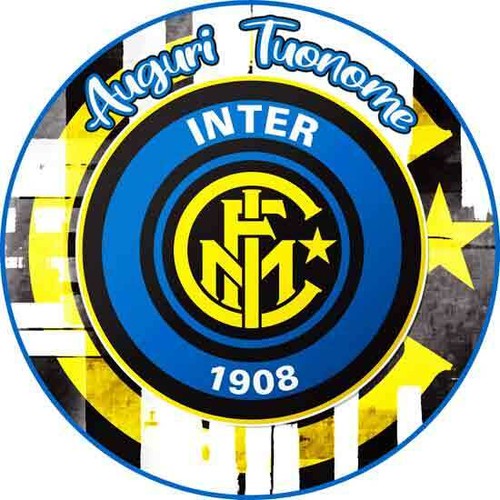 Cialda inter calcio - inter, logo
