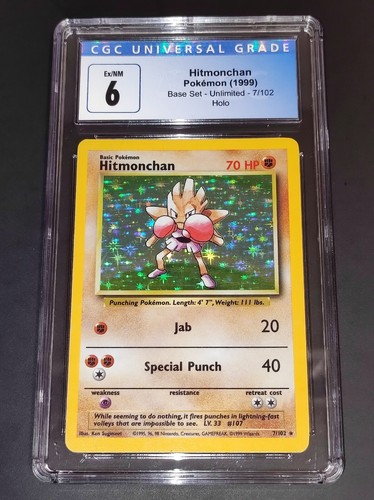 Hitmonchan holo 7 102 - hitmonchan, 7/102