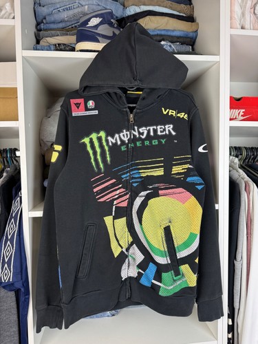 Felpa con cappuccio zip vr46 - felpa,